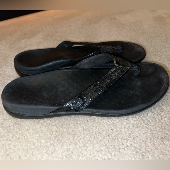 Vionic Women's Size 9 Black Orthopedic Sandals With Arch Support - Picture 3 of 4